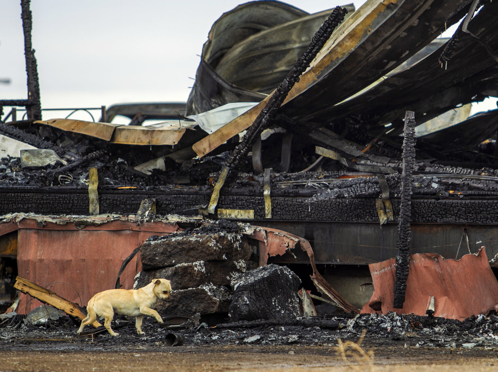 Mobile home fire